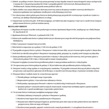 Rogowcowka 公寓式酒店